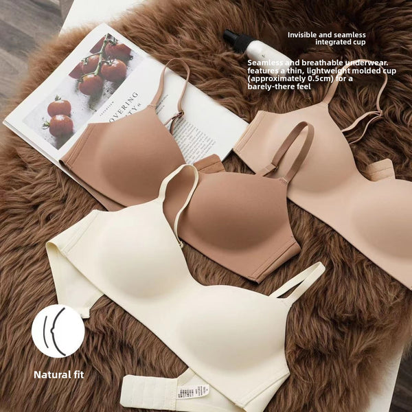 Thin Cup Seamless Push-Up Bra Hover Image