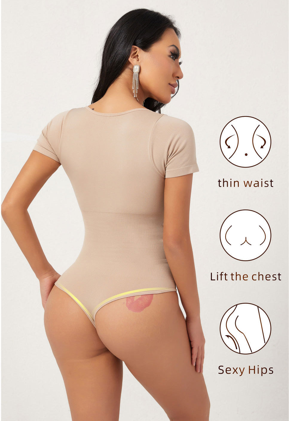 NUDA Short Sleeve Bodysuit