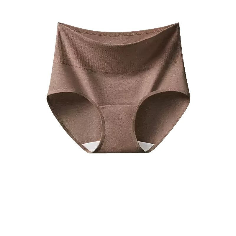 High Waisted Cotton Womens Panties with Tummy Control