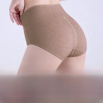 High Waisted Cotton Womens Panties with Tummy Control