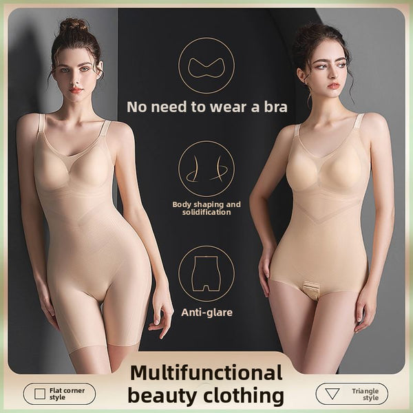 Seamless Tummy Control Shaping Bodysuit Hover Image