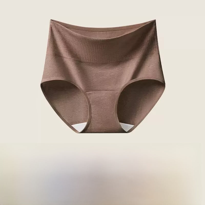 High Waisted Cotton Womens Panties with Tummy Control